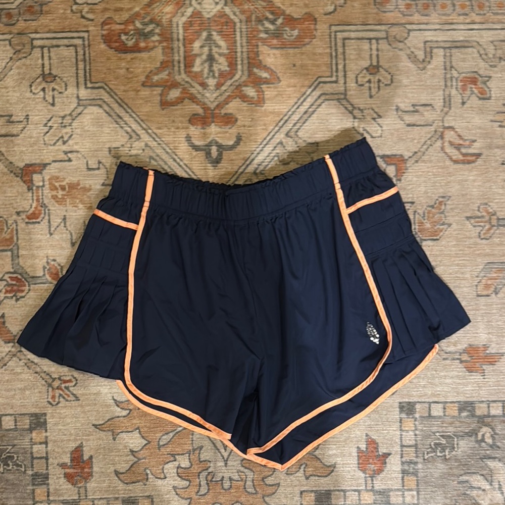 Easy Tiger women’s shorts FP Movement size XS, navy/orange